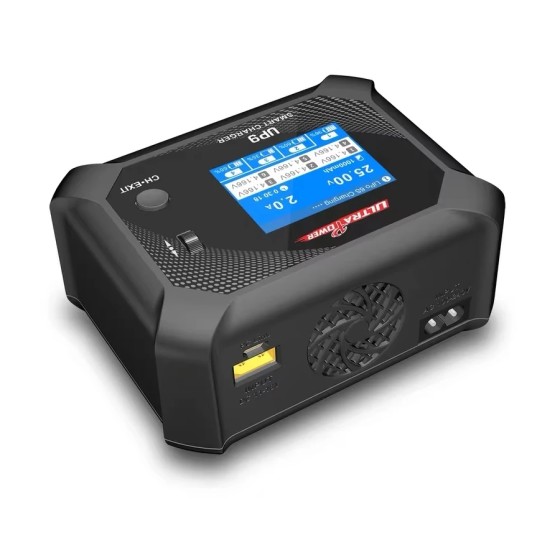 Original UltraPower UP9 100W Battery Charger 4 Channels Color Screen UltraPower 18650 Battery Charger Lithium Battery Charger